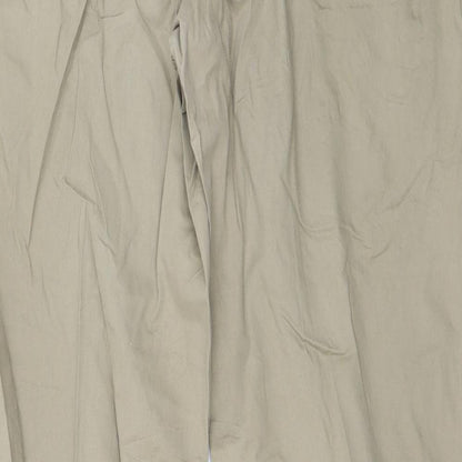 Womens UK Size 14 TOM TAILOR Regular Fit  Beige Trousers