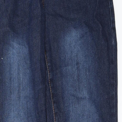 Womens UK Size 30 in Janina Regular Fit Straight Blue Jeans
