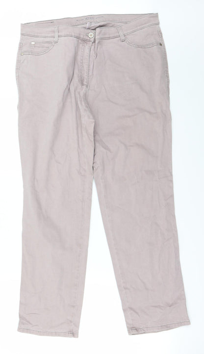 Womens UK Size 36 in Preworn Regular Fit Straight Pink Jeans