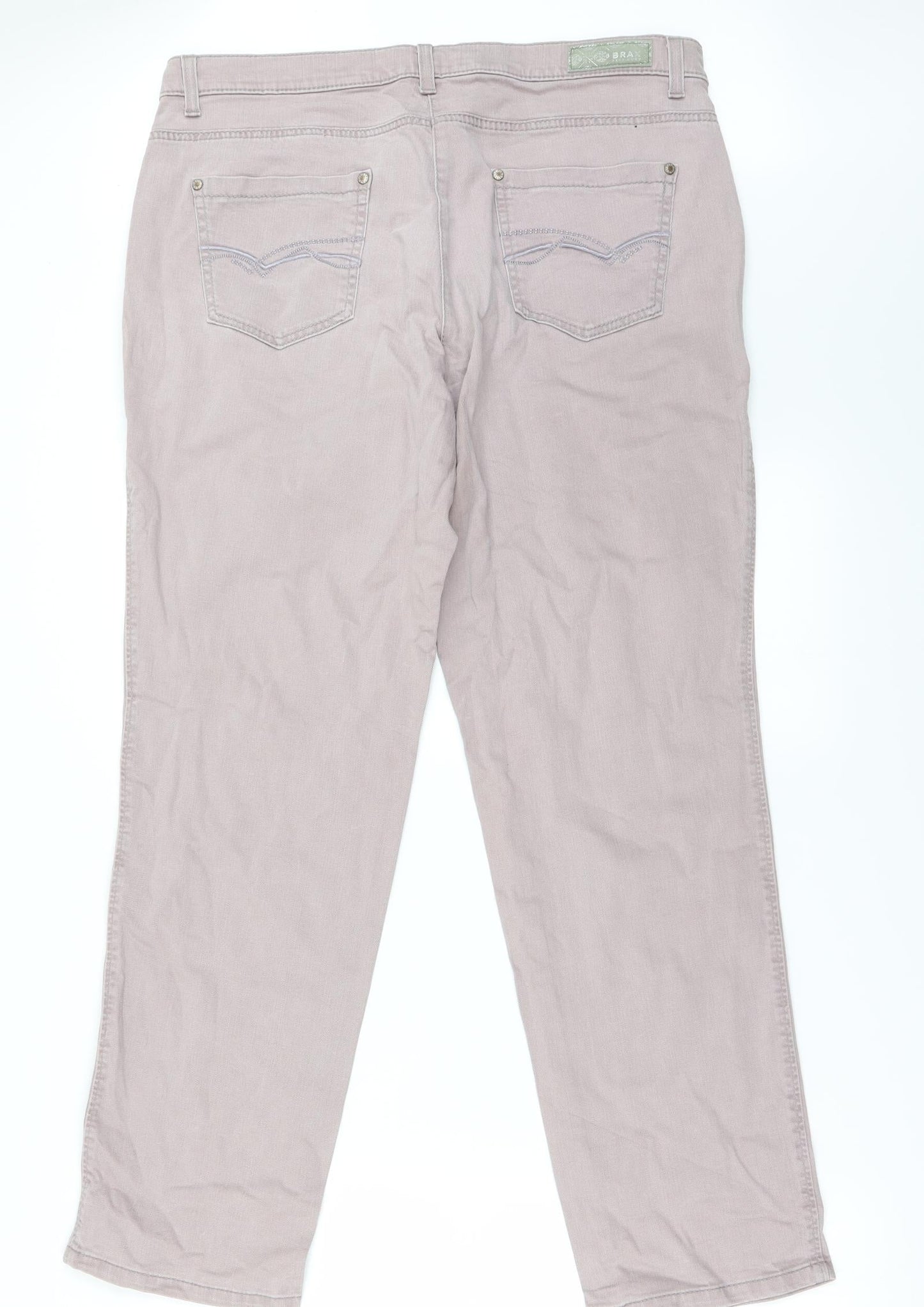 Womens UK Size 36 in Preworn Regular Fit Straight Pink Jeans