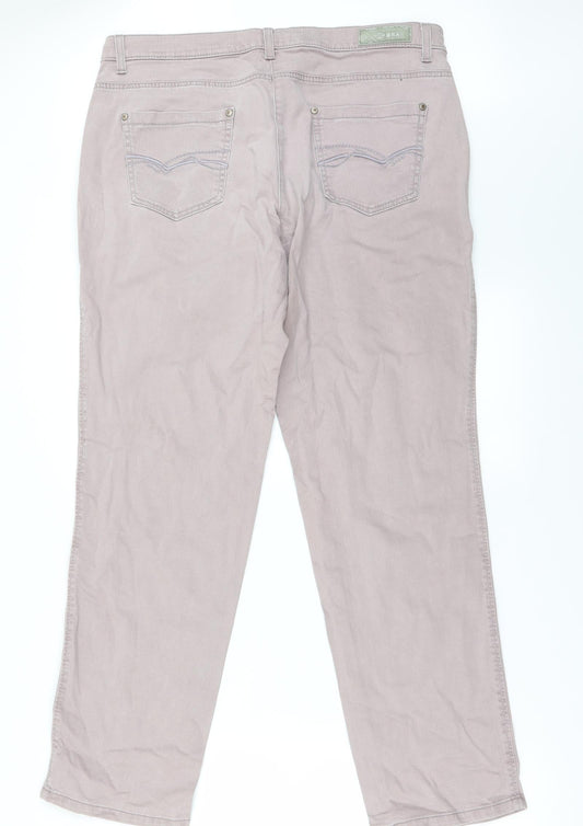 Womens UK Size 36 in Preworn Regular Fit Straight Pink Jeans
