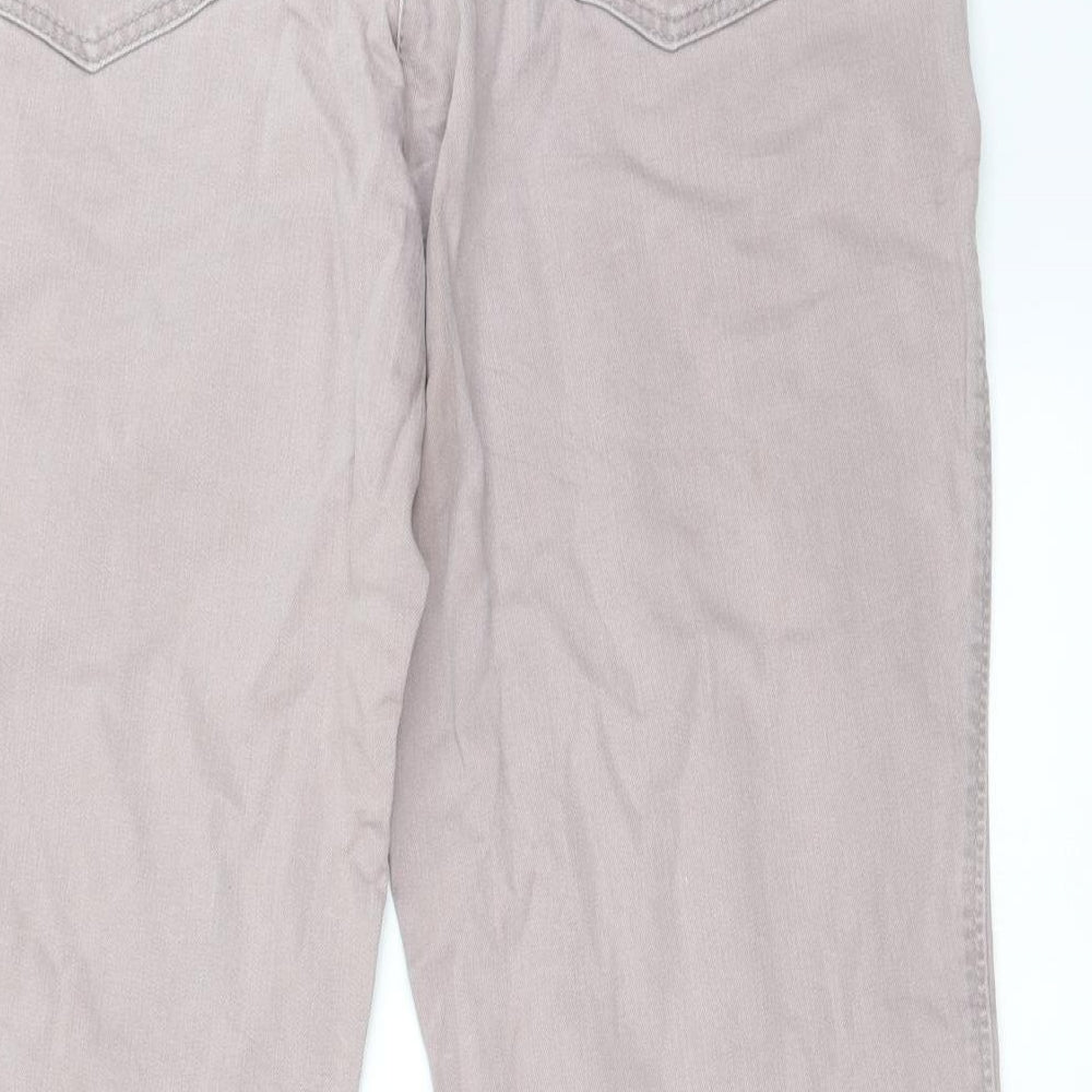 Womens UK Size 36 in Preworn Regular Fit Straight Pink Jeans