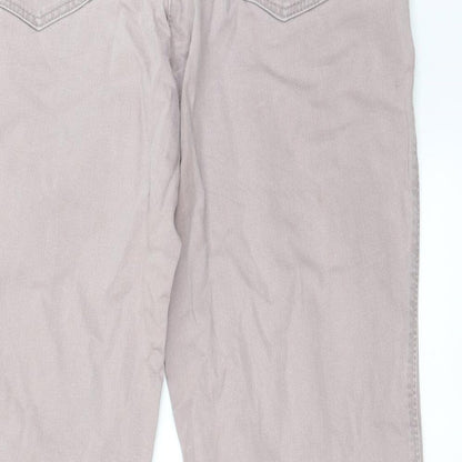 Womens UK Size 36 in Preworn Regular Fit Straight Pink Jeans