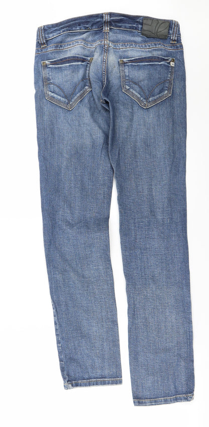 Womens UK Size 29 in Preworn Regular Fit Skinny Blue Jeans