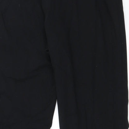Womens UK Size 12 Marks and Spencer Regular Fit  Black Trousers
