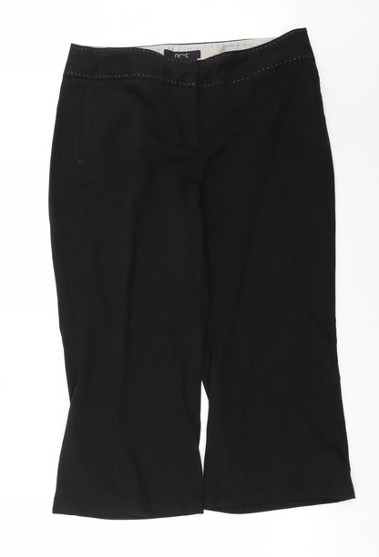 Womens UK Size 14 NEXT Regular Fit  Black Trousers