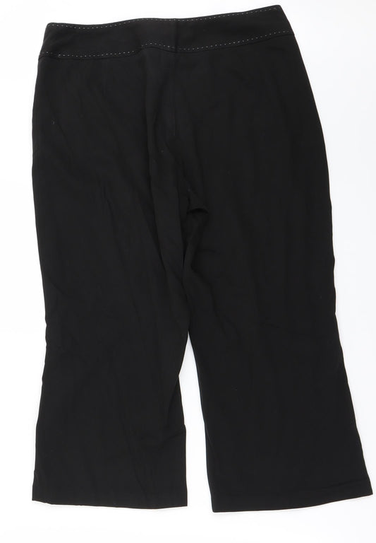 NEXT Womens Black   Trousers  Size 14 L22 in