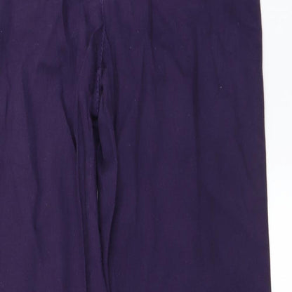 Womens UK Size 28 in Preworn Regular Fit Straight Purple Jeans