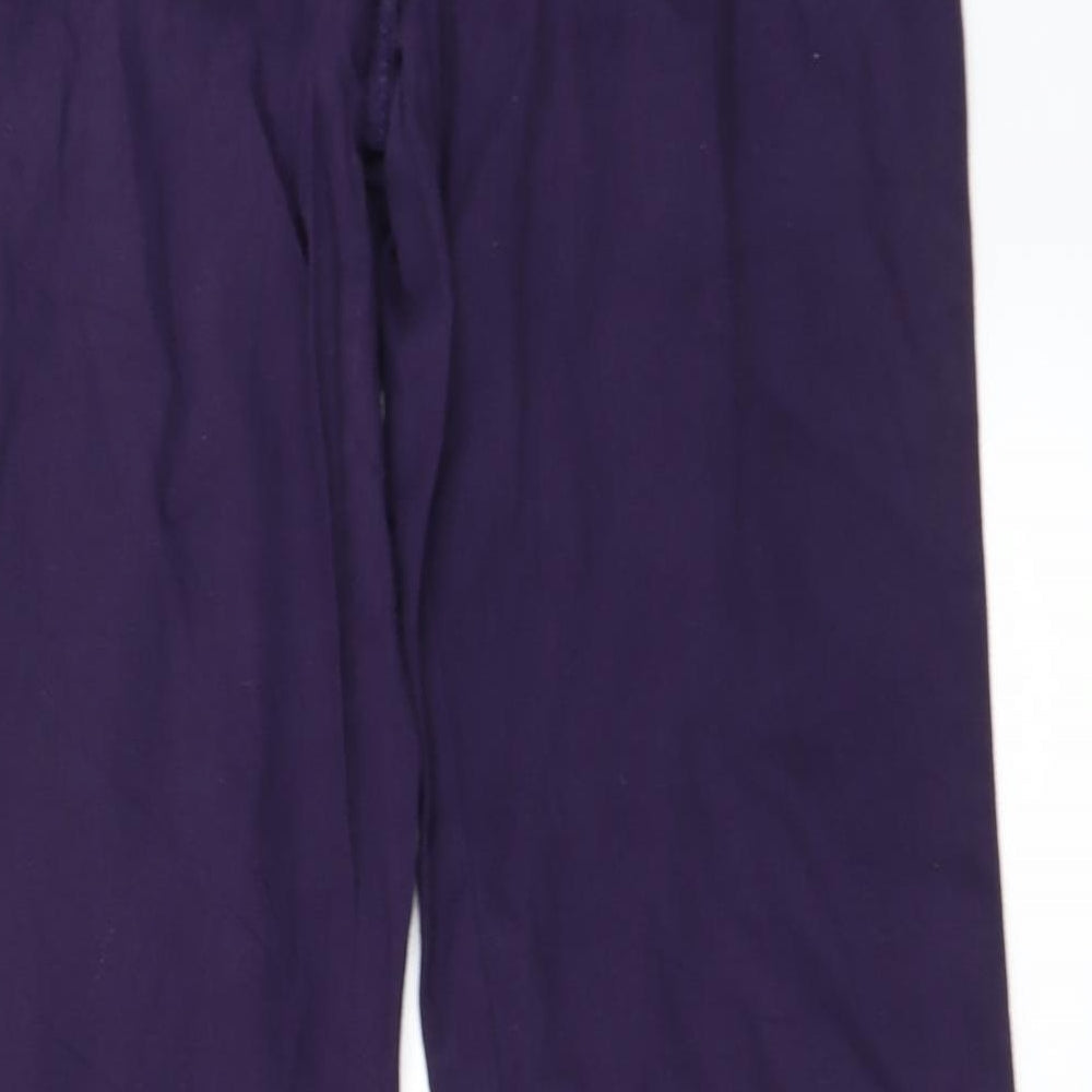 Womens UK Size 28 in Preworn Regular Fit Straight Purple Jeans