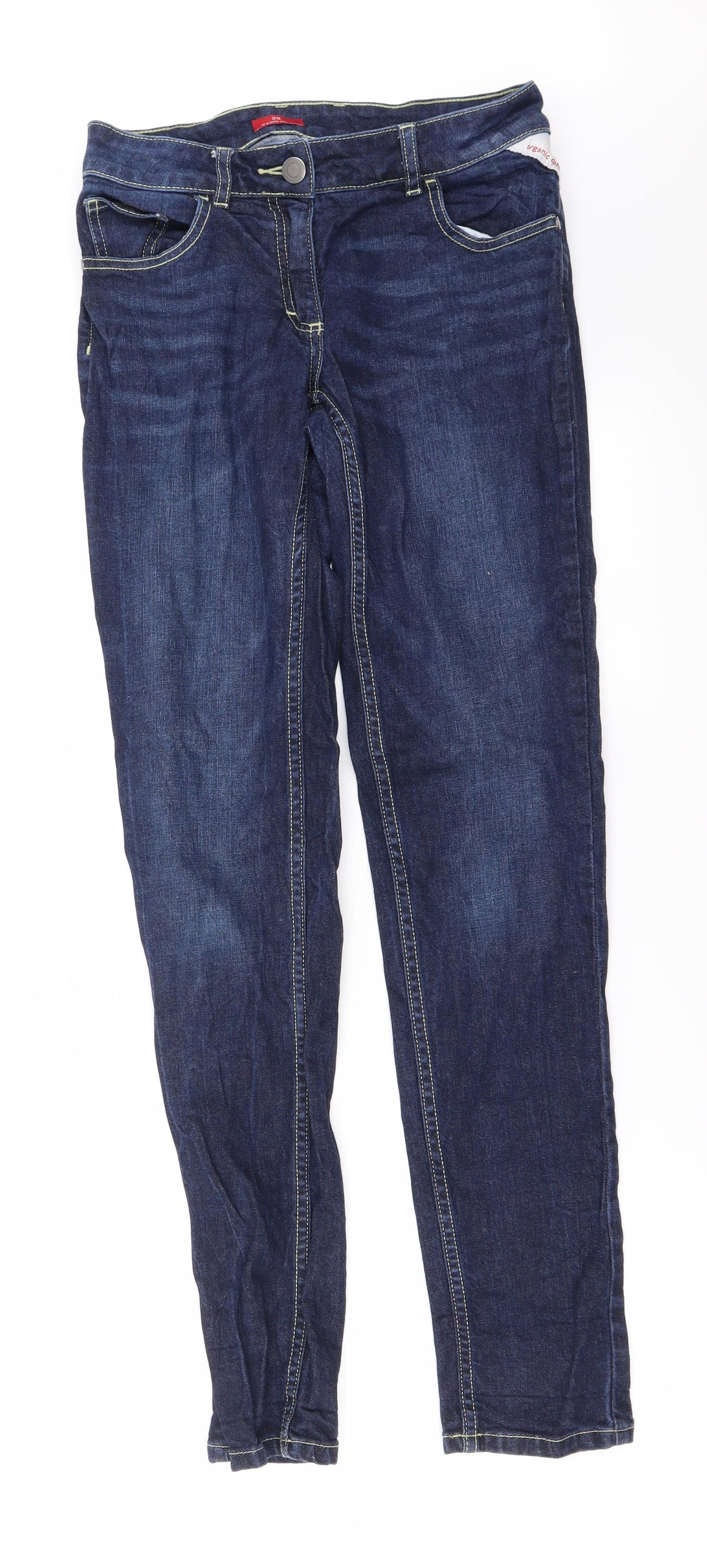Womens UK Size 28 in Preworn Regular Fit Straight Blue Jeans