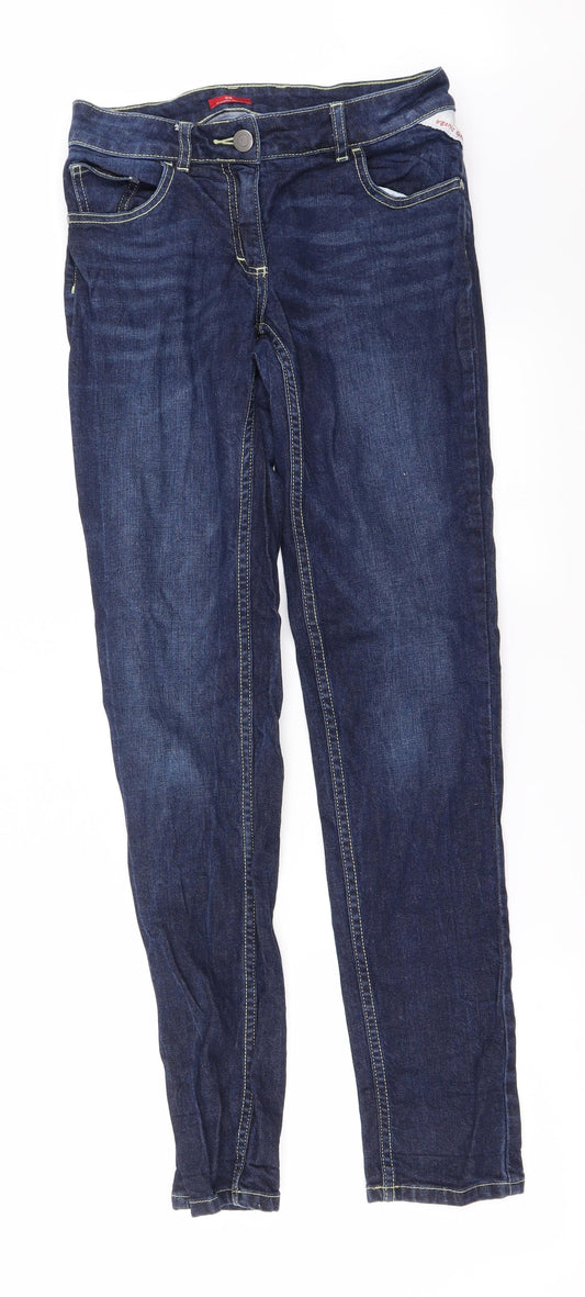 Womens UK Size 28 in Preworn Regular Fit Straight Blue Jeans