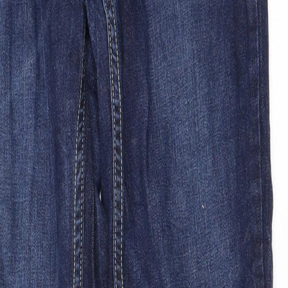 Womens UK Size 28 in Preworn Regular Fit Straight Blue Jeans