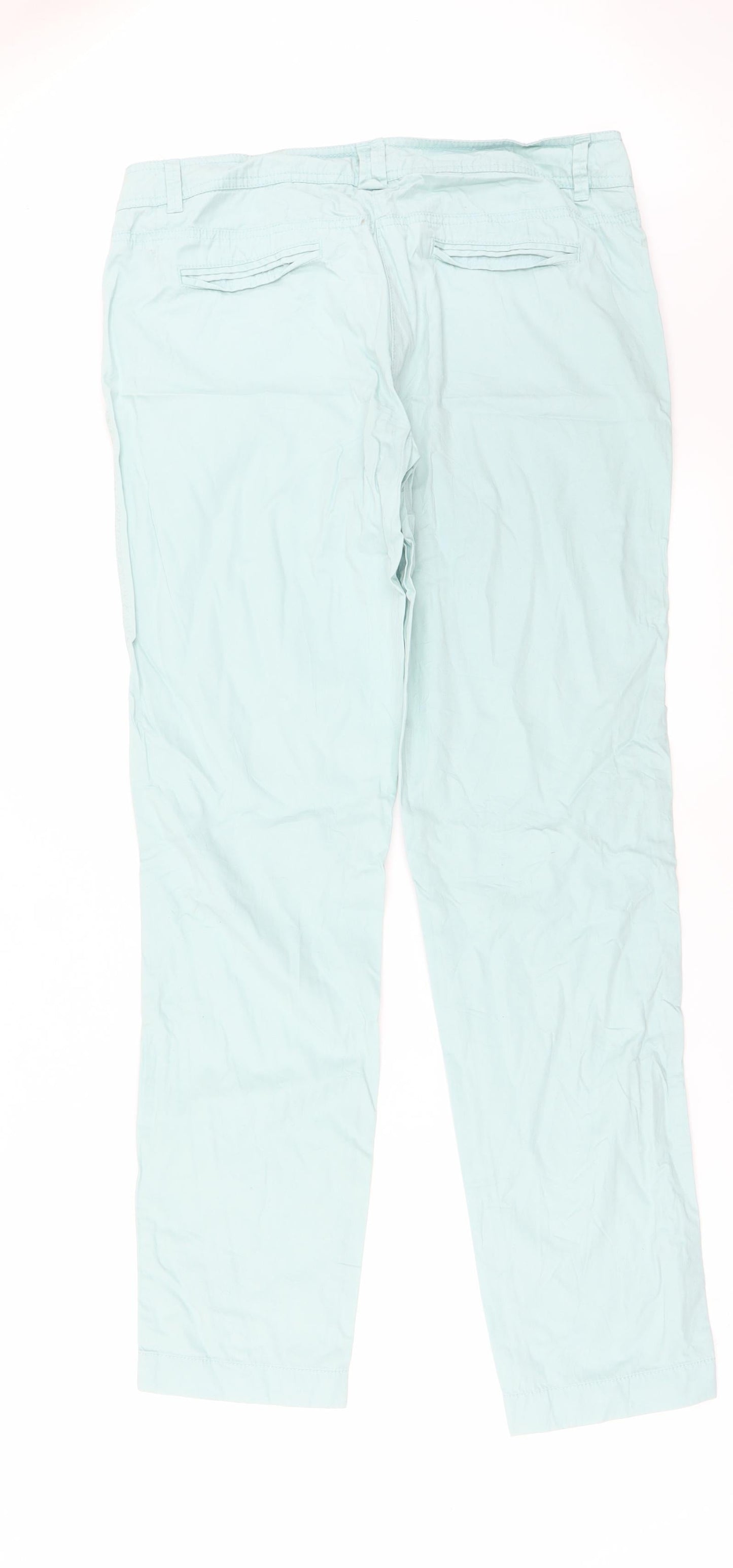 Womens UK Size 32 in Preworn Regular Fit  Blue Trousers