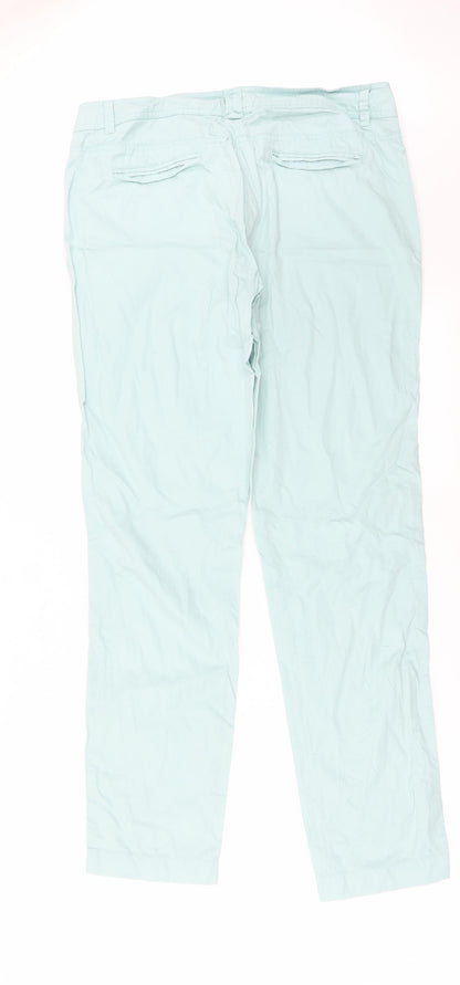 Womens UK Size 32 in Preworn Regular Fit  Blue Trousers