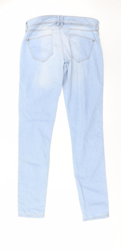 Womens UK Size 30 in Preworn Regular Fit Skinny Blue Jeans