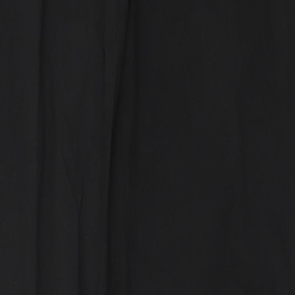 Womens UK Size 30 in Preworn Regular Fit  Black Trousers