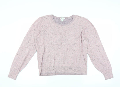H&M Womens Pink   Pullover Jumper Size L