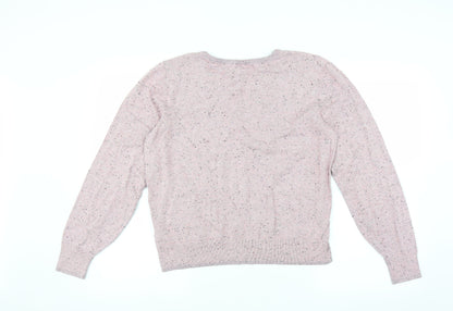 H&M Womens Pink   Pullover Jumper Size L