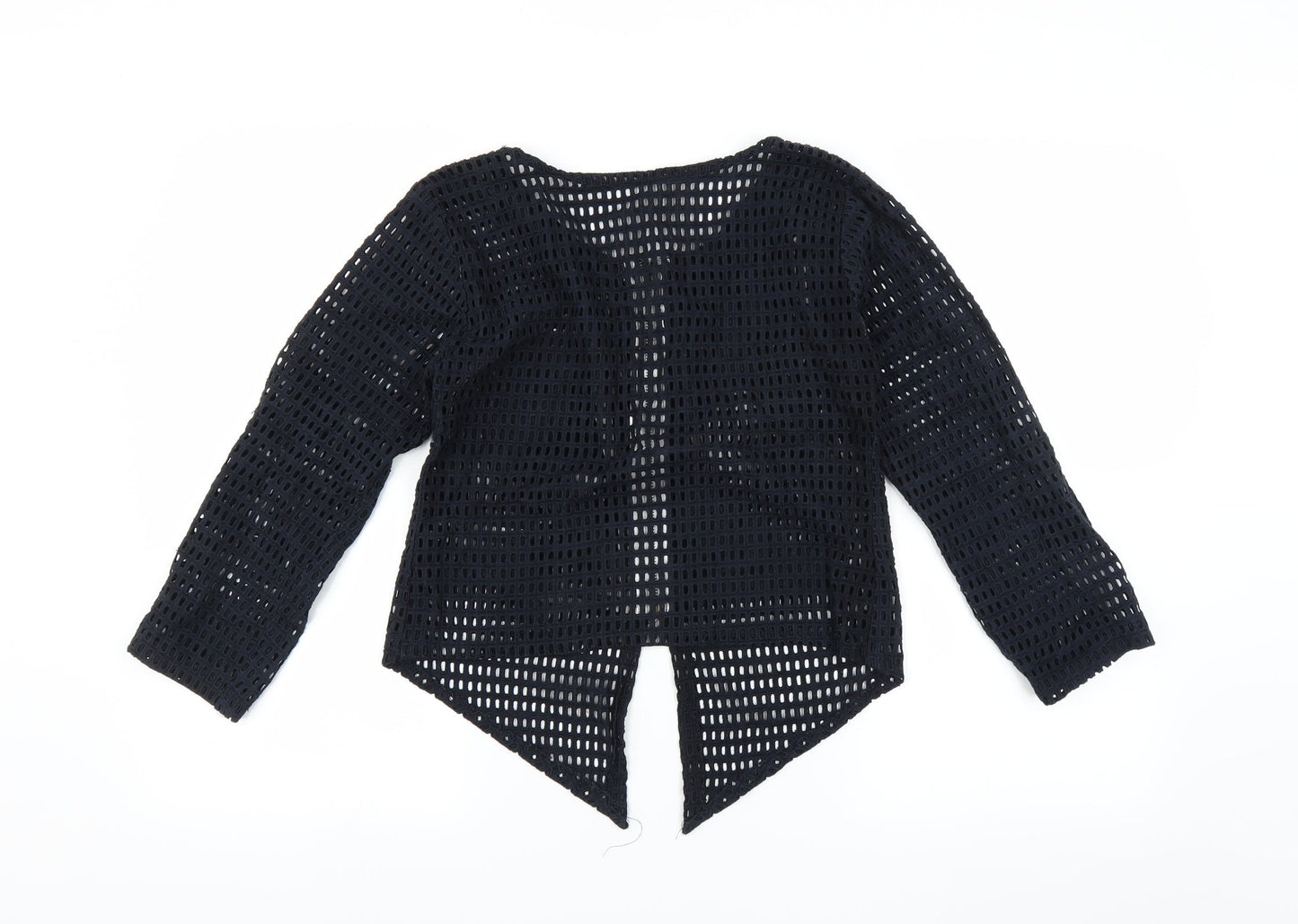 Womens UK Size  Preworn Black Basic Blouse