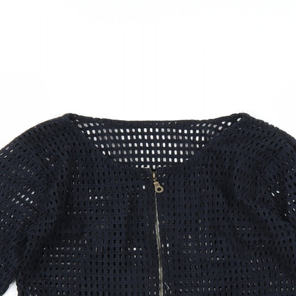 Womens UK Size  Preworn Black Basic Blouse