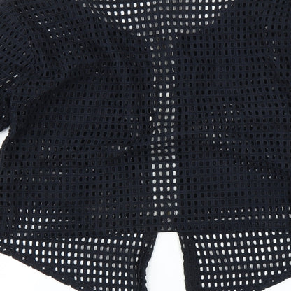 Womens UK Size  Preworn Black Basic Blouse