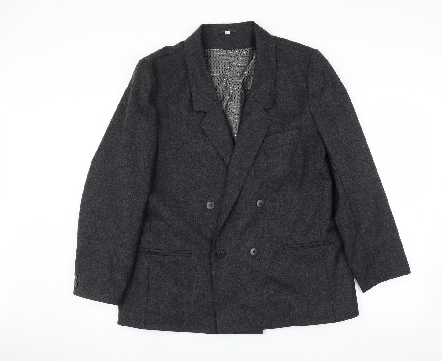 Womens UK Size 16 Preworn Regular Grey Suit Jacket