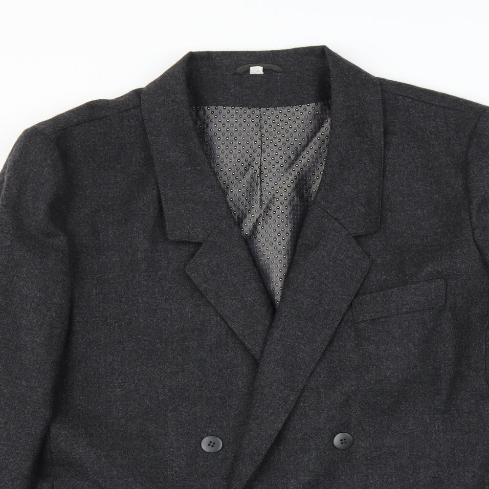 Womens UK Size 16 Preworn Regular Grey Suit Jacket