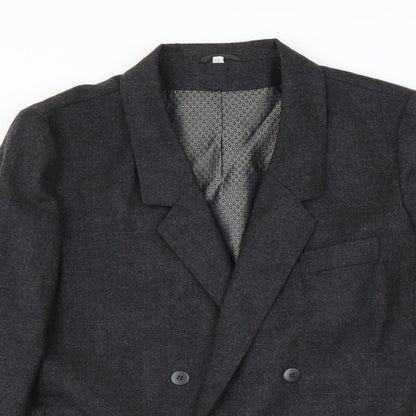 Womens UK Size 16 Preworn Regular Grey Suit Jacket