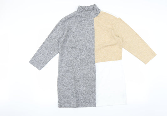 Nutmeg Womens Grey   Pullover Jumper Size 12