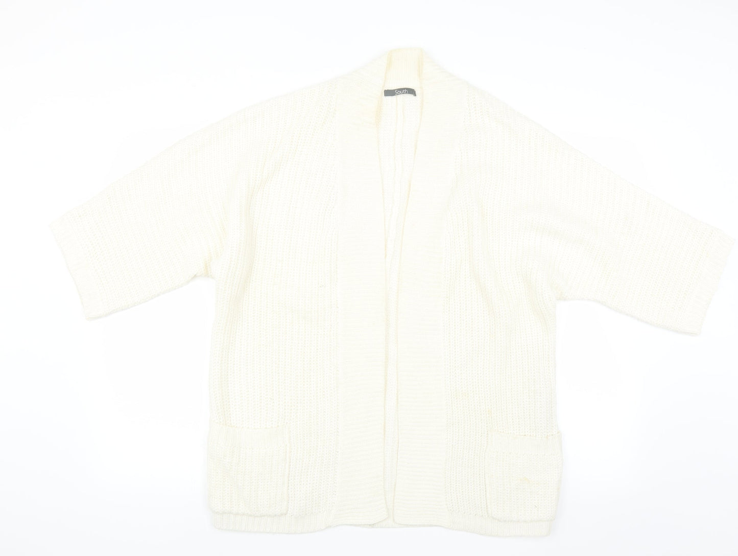 South Womens Ivory   Cardigan Jumper Size 10