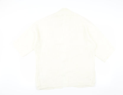 South Womens Ivory   Cardigan Jumper Size 10