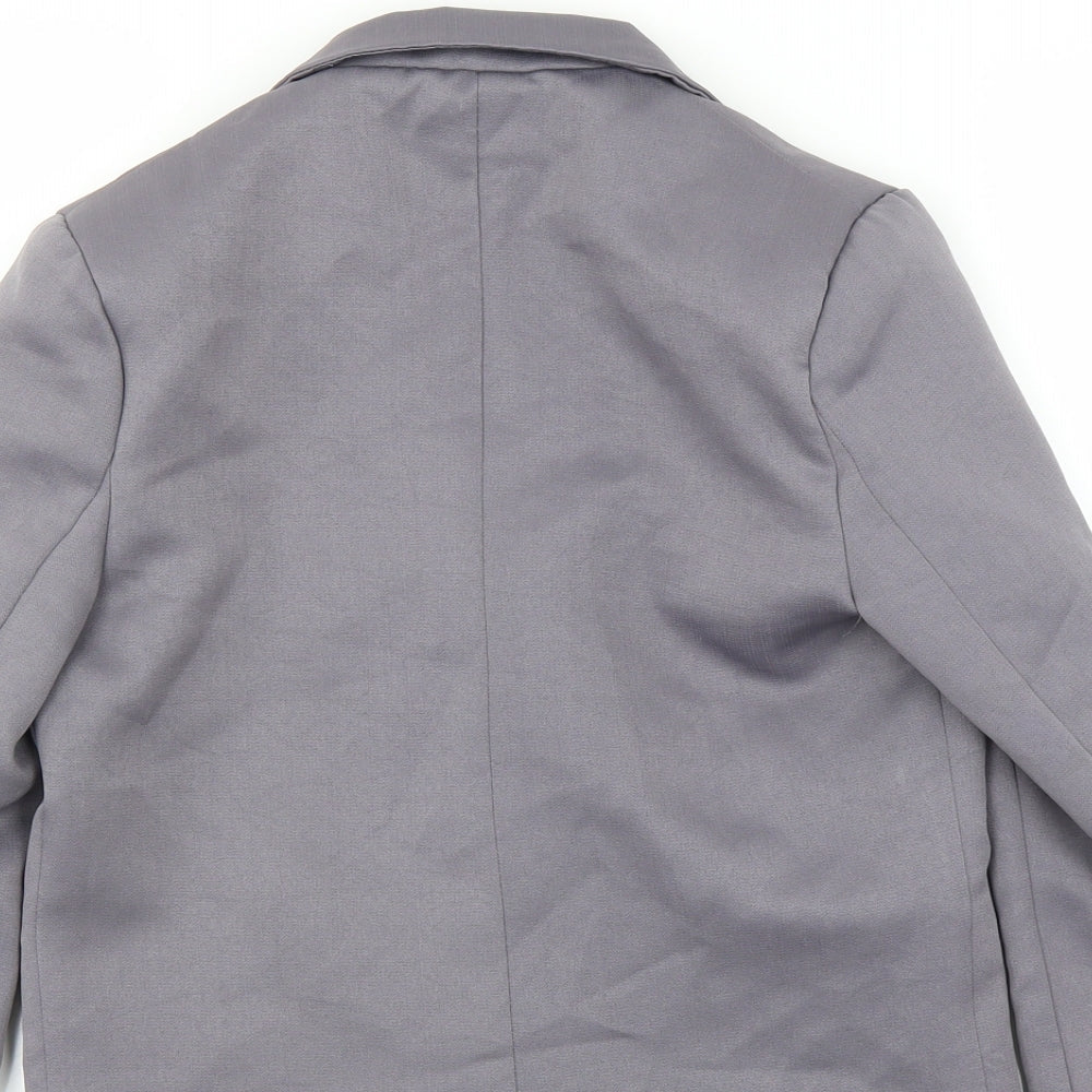 Womens UK Size 8 Preworn Regular Purple Suit Jacket