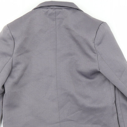 Womens UK Size 8 Preworn Regular Purple Suit Jacket