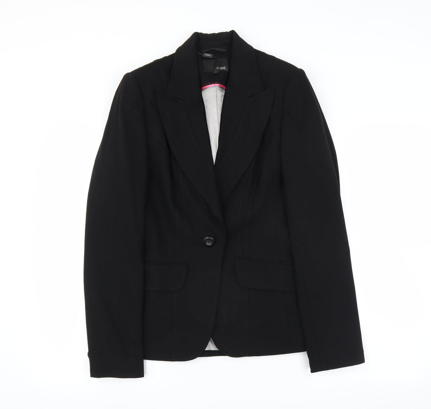NEXT Womens Black   Jacket Suit Jacket Size 8  - long