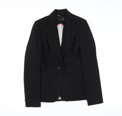 NEXT Womens Black   Jacket Suit Jacket Size 8  - long