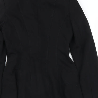 NEXT Womens Black   Jacket Suit Jacket Size 8  - long