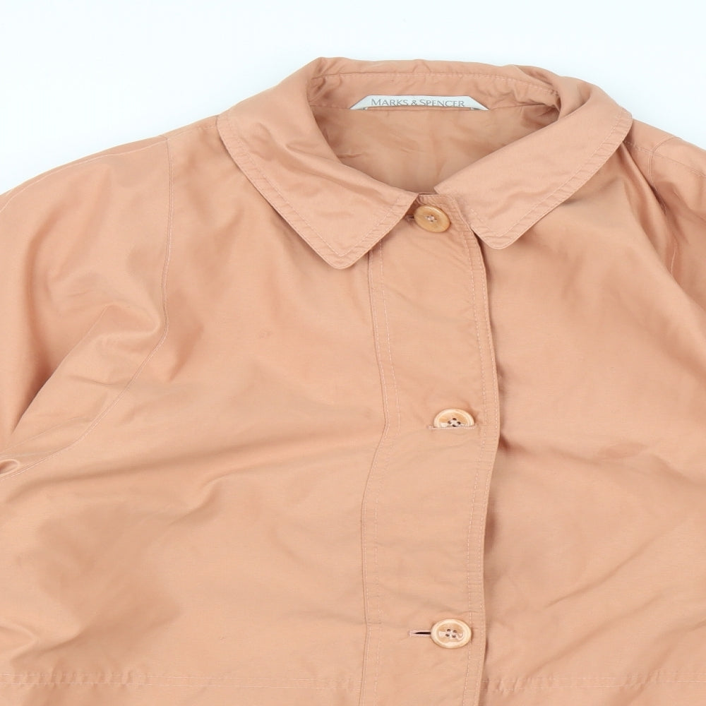 Womens UK Size 16 Marks and Spencer Orange Jacket