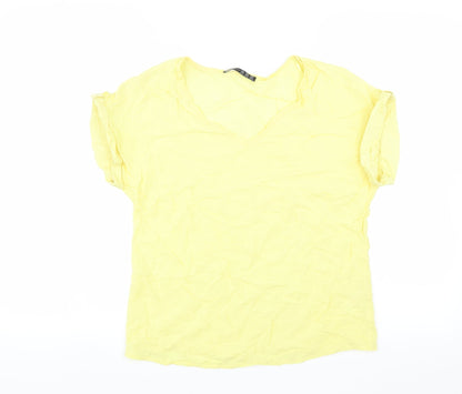 Primark Womens Yellow   Basic Blouse Size 10