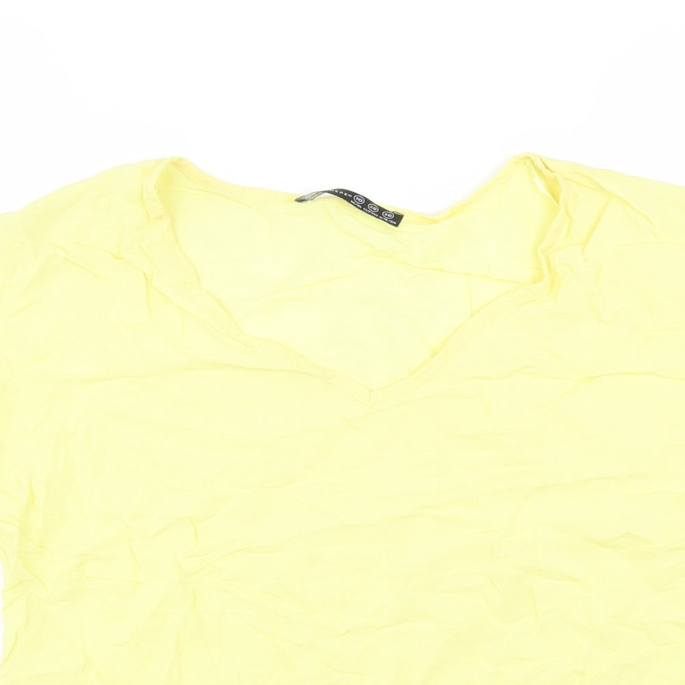 Primark Womens Yellow   Basic Blouse Size 10