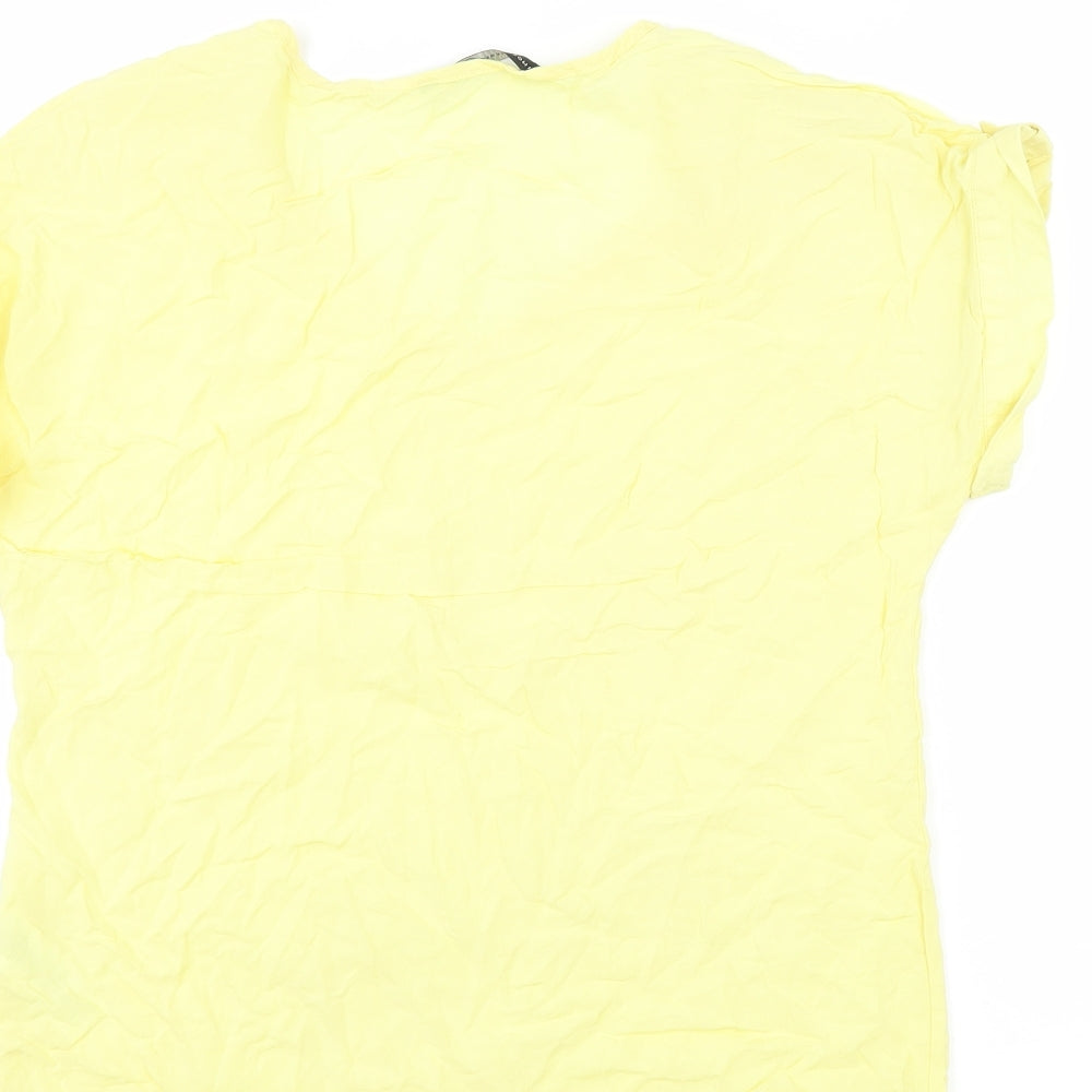 Primark Womens Yellow   Basic Blouse Size 10