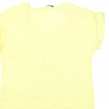 Primark Womens Yellow   Basic Blouse Size 10