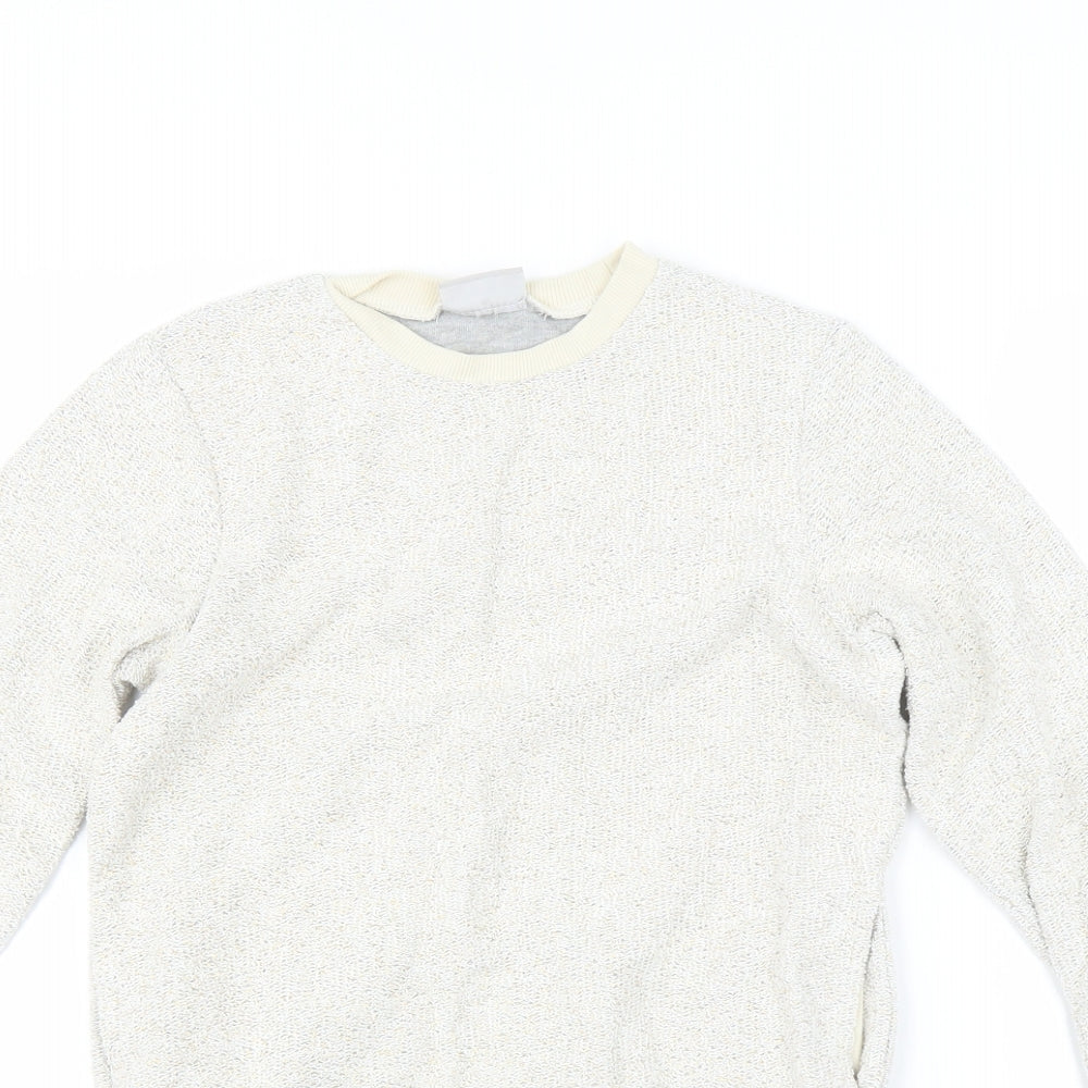 Next Girls Ivory   Pullover Sweatshirt Size 10 Years