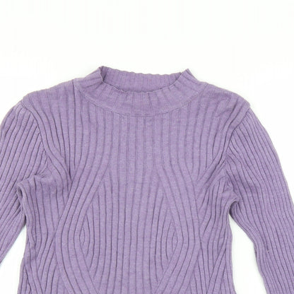 Primark Womens Purple   Pullover Jumper Size S