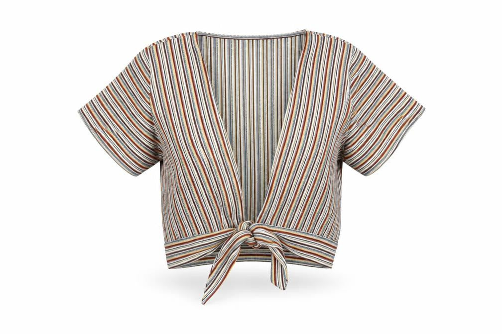 Pull&Bear Womens Multicoloured Striped  Shrug Jumper Size S