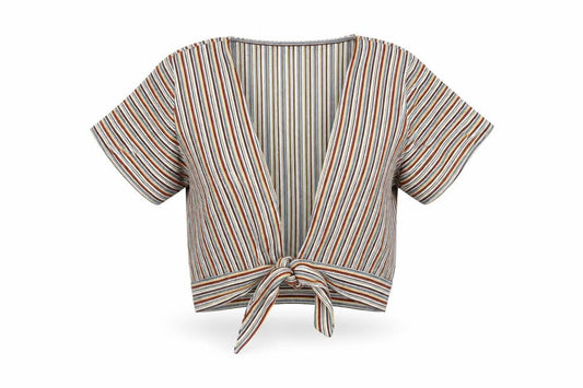 Pull & Bear Womens Multicoloured Striped  Shrug Jumper Size S