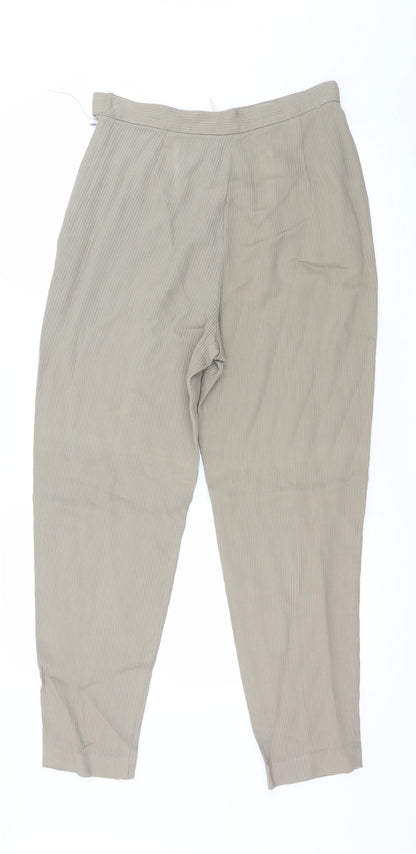 Womens UK Size 28 in Preworn Regular Fit  Beige Trousers