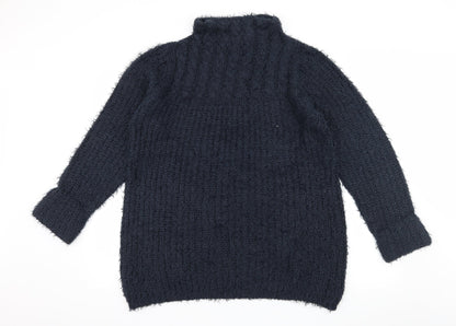 Preworn Womens Blue  Knit Pullover Jumper Size M