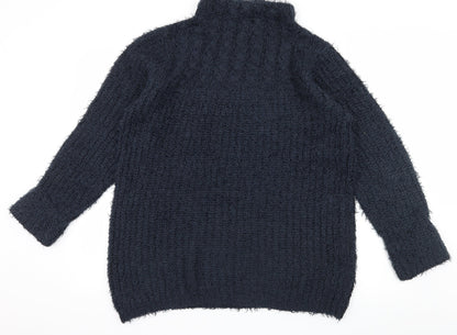 Preworn Womens Blue  Knit Pullover Jumper Size M