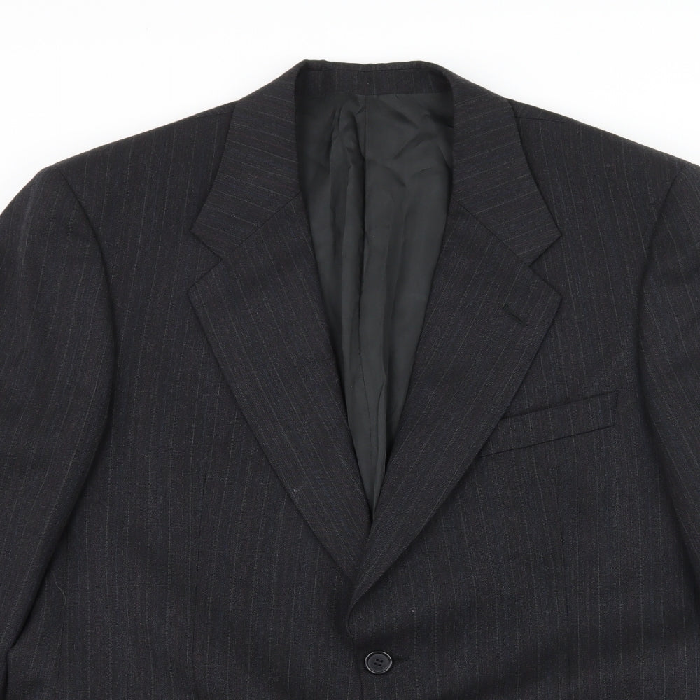 Mens UK Size L Preworn Regular Grey Suit Jacket