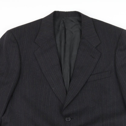 Mens UK Size L Preworn Regular Grey Suit Jacket